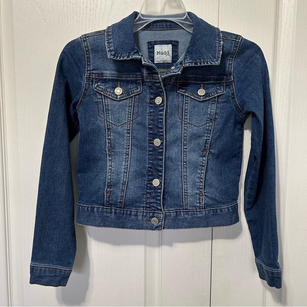 Mudd Girls Size 12 Denim Blue Jean Jacket